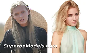 SUPERBE MODELS - &lpar;Dasha Elin&comma; Bella Luz&rpar; - BLONDE COMPILATION&excl; Gorgeous Models Undress To a considerable extent And Portray Their Perfect Bodies Only For You